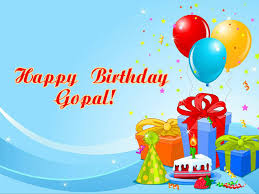 Happy Birth Day Gopal 2020 Images